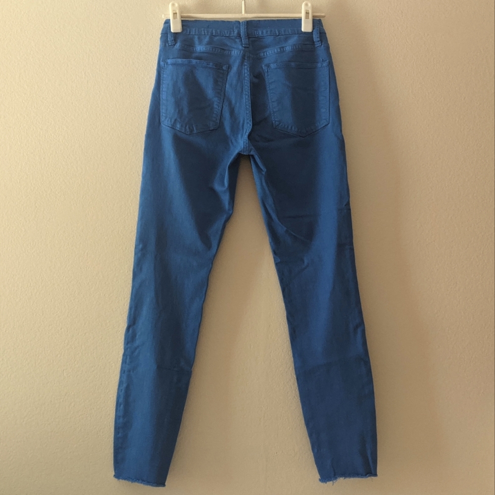 Frame Denim Le High Skinny Jean Blue Pants Mid Rise Size 26 - Picture 2 of 6